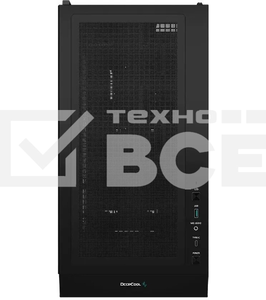 Компьютерный корпус DeepCool CH560 Black (R-CH560-BKAPE4-G-1) (ATX, без БП, 2хUSB, с окном)