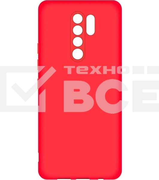Чехол (клип-кейс) BoraSCO для Xiaomi Redmi 9 красный