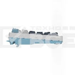 Клавиатура A4Tech Fstyler FS300 (FS300 PANDA SNOWBOARDING) проводная, USB, белый/синий, фото10