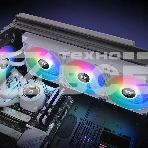 Система водяного охлаждения Thermaltake TH420 V2 Snow Edition ARGB Soc-AM5/AM4/1151/1200/1700 белый 4-pin 34.7dB Al+Cu Ret (CL-W378-PL14SW-A), фото3