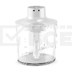 Блендер Centek CT-1349 (белый) 1000Вт, 3в1, блендер/венчик/чоппер 400мл +мерн стакан 600мл, фото2