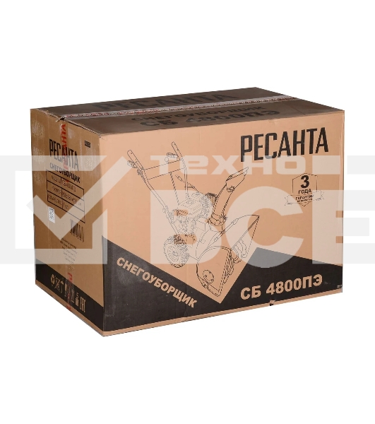 Снегоуборщик бензин. Ресанта СБ 4800ПЭ 7л.с.