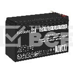 Аккумуляторная батарея ExeGate DT 1207 (12V 7Ah, клеммы F2), фото 1