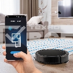 Робот-пылесос Coolfort CF-3200 черный, 2600 мAч Li-Ion, уборка сухая/влажная, пылесборник контейнер 0.3 л, фото5
