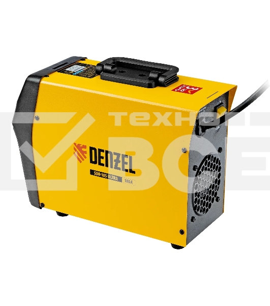 Аппарат инвертор. дуговой сварки SDR-185 Ultra, 180 А, ПВ 60% Denzel