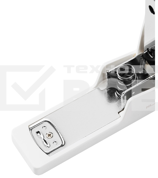 Степлер Deli ENS084 Nusign 24/6 26/6 (20 листов) белый, 100 скоб, коробка