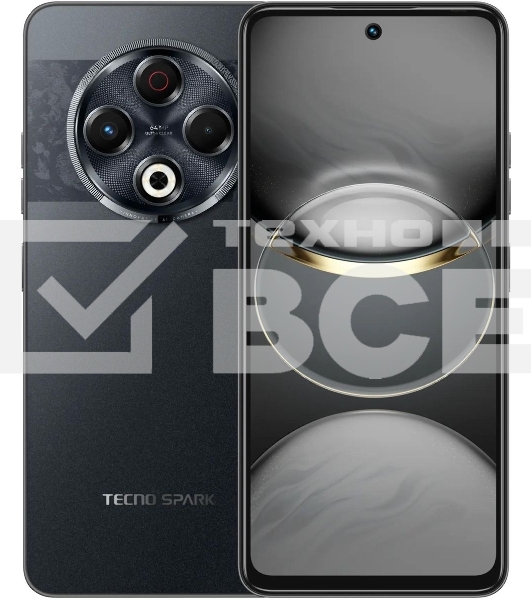 Смартфон Tecno SPARK 30, 8/256Gb, черный