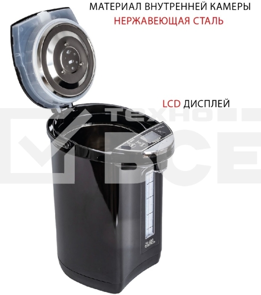 Термопот SUPRA TPS-5911 800 Вт, 5 л, черный