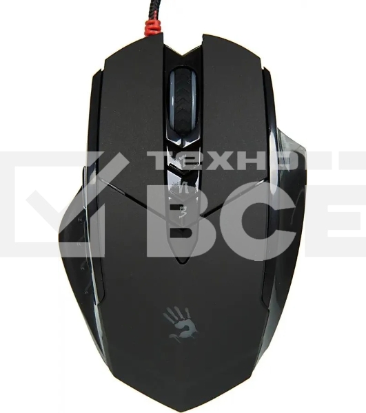Мышь проводная A4Tech Bloody V7 черный, 3200 dpi, USB Type-A, кнопки - 8