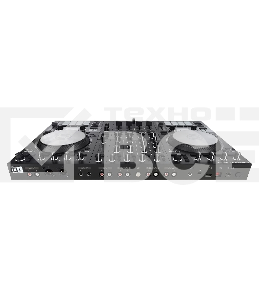 Контроллер DJ [25221] Native Instruments [Traktor Kontrol S4 Mk3] 4-х канальный, для Traktor Pro, 2 цветных дисплея, 16 RGB пэдов, 24бит/96кГц, 2 стерео phono/line входа, 2 стерео line выхода, 2 mic входа, 2 стерео выхода, 2 выхода на наушники, USB-хаб