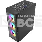 Компьютерный корпус Bloody BD-CC120F черный без БП ATX 8x120мм 1xUSB 2.0 1xUSB 3.0 audio bott PSU, фото5