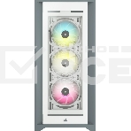 Компьютерный корпус Corsair iCUE 5000X RGb CC-9011213-WW Tempered Glass Mid-Tower Smart Case, White, фото9