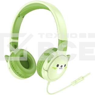 Наушники детские HOCO (6942007638616) W61 зеленый