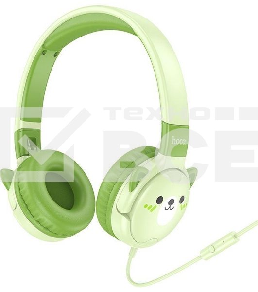 Наушники детские HOCO (6942007638616) W61 зеленый