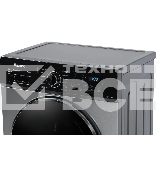 Стиральная машина Бирюса WM-SL610/15 S металлик, загрузка фронтальная 6кг, 1000 об/мин., класс: A+++