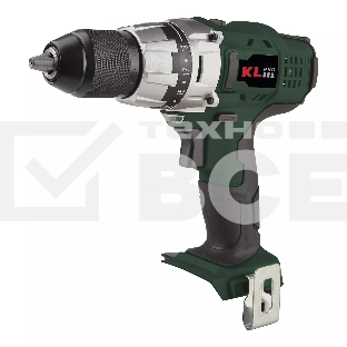 Профессиональный шуруповерт аккумуляторный Klpro KLNM18-00 (18В, без ЗУ и АКБ, 40Нм, 2 скорости, 20-ступений к/м, подсветка,в кейсе)