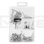 Набор заклепок Deli DL236906 75 шт (2.4мм,3.2мм,4.0мм,4.8мм,6.0мм) * 15 шт Пластиковая коробка., фото 1