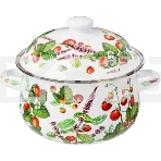 Кастрюля эмалированная AGNESS 934-562 Фруктовая корзина, 2.8 л, фото 1