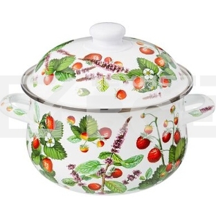 Кастрюля эмалированная AGNESS 934-562 Фруктовая корзина, 2.8 л