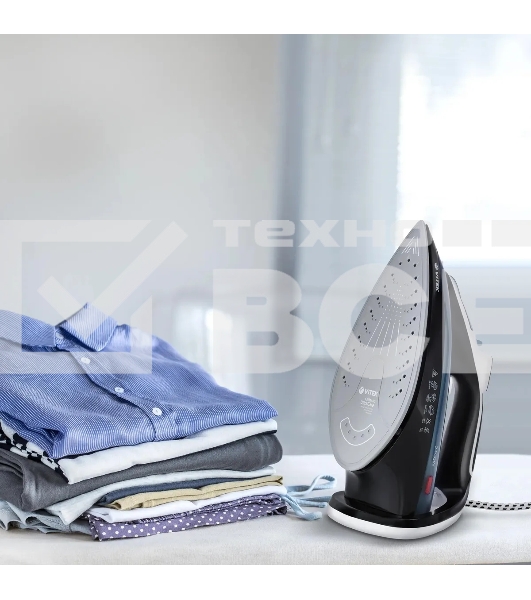 Утюг Vitek VT-8304 2400Вт черный/белый/синий
