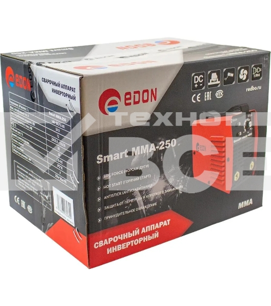 Инверторный сварочный аппарат Edon Smart MMA-250