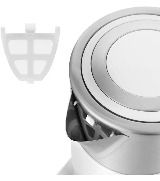 Чайник электрический Kitfort КТ-660-1 1.7л. 2200Вт белый (корпус: пластик)