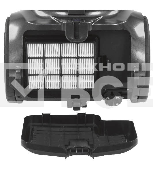 Пылесос Endever Skyclean VC-670 серый/синий, 420/2100 Вт, уборка сухая, пылесборник контейнер 3 л