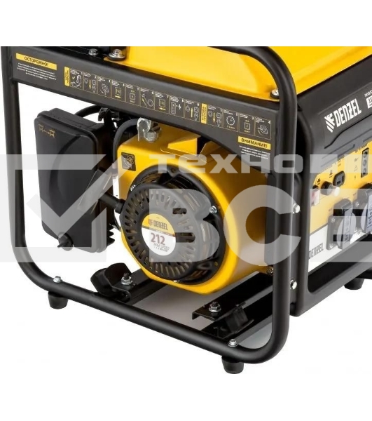 Электрогенератор бензиновый инверторный Denzel GT-3500iF, 3.5 кВт, 97 дБ, 27 кг