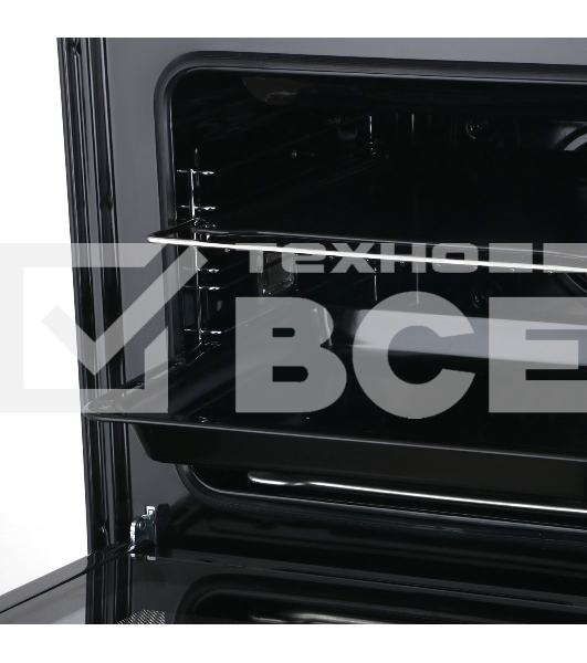 Плита комбинированная Gefest ПГЭ 6502-03 0284 черный, конфорок 4 газовых, духовка 55 л, 60 см x 85 см x 60 см