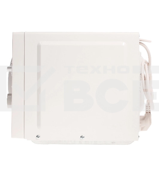 Микроволновая печь Mystery MMW-2013 белый, 20 л, 800 Вт, переключатели - поворотный механизм