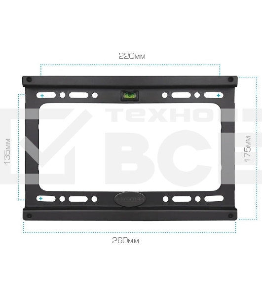 Кронштейн для телевизора Kromax IDEAL-5 черный 15