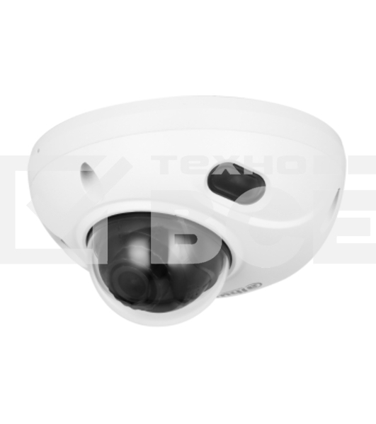 Уличная мини-купольная IP-видеокамера с ИИ DAHUA 4Мп; 1/3” CMOS; объектив 2.1мм; механический ИК-фильтр; WDR(120дБ); чувствительность 0.005лк@F1.4; сжатие: H.265+, H.265, H.264+, H.264, MJPEG; 3 пот