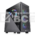 Компьютерный корпус Thermaltake Divider 300 TG Air CA-1S2-00M1WN-02 Black/Win/SPCC/Tempered Glass*1/Mesh Front Panel/120mm Standard Fan*2 (528603), фото 1