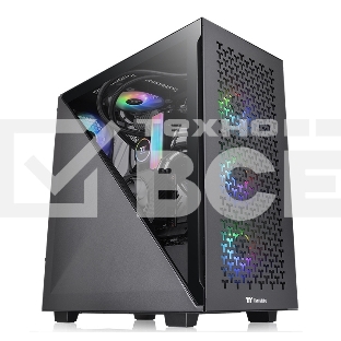 Компьютерный корпус Thermaltake Divider 300 TG Air CA-1S2-00M1WN-02 Black/Win/SPCC/Tempered Glass*1/Mesh Front Panel/120mm Standard Fan*2 (528603)