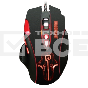 Мышь проводная Qumo PRO Series Juggernaut M84 черный, 6400 dpi, USB, кнопки - 8