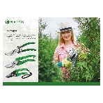 Секатор PC-25 со стальными эргономичными рукоятками, плоскостной, 200 мм, РОСТОК, фото3