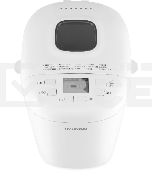 Хлебопечь Hyundai HYBM-M0714 550Вт белый