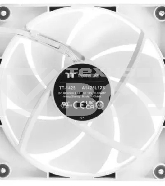 Вентилятор для корпуса Thermaltake CT140 ARGB 140х140x25 белый 4-pin 30.5дБ (упак.:2шт) (CL-F154-PL14SW-A) Ret
