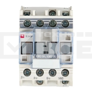 Контактор КМЭ 9А кат. 24В AC 1НО PROxima EKF ctr-s-9-24