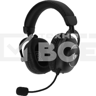 Гарнитура игровая Logitech G Pro X 2 Lightspeed, для компьютера, накладные, Bluetooth/3,5 мм, черный