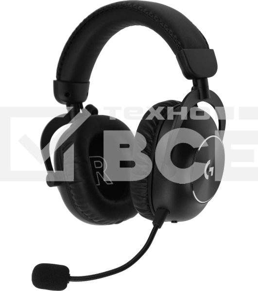 Гарнитура игровая Logitech G Pro X 2 Lightspeed, для компьютера, накладные, Bluetooth/3,5 мм, черный