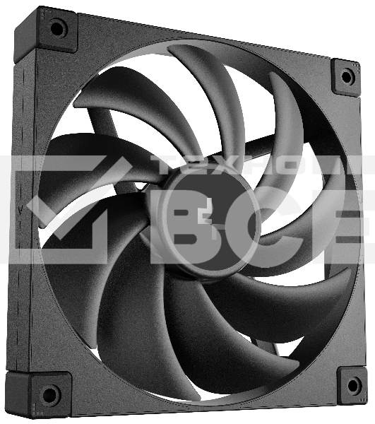 Вентилятор для корпуса DEEPCOOL FD14 черный, 140 мм, 1650 об/мин, 25.6 дБ, 4 pin