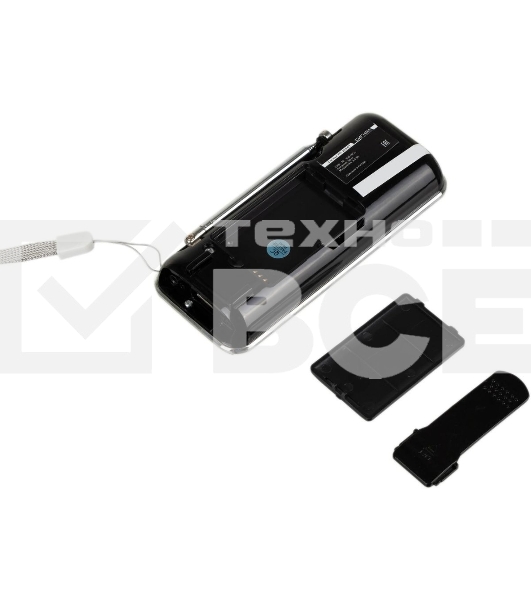 Радиоприемник портативный Сигнал РП-226BT черный USB microSD