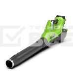 Воздуходувка аккумуляторная GreenWorks G40ABK4, 40V, с АКБ 4а*ч и ЗУ (2400807UB), фото 1