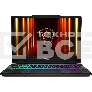 Ноутбук MSI Cyborg 15 B2RWEKG-235XRU черный Intel Core 7 240H/16Gb/SSD 1Tb/RTX 5050 8Gb/15.6