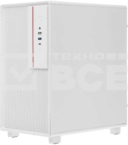 Компьютерный корпус Accord M3301 белый без БП mATX 1xUSB 2.0 1xUSB 3.0 1xUSB3.1 audio bott PSU
