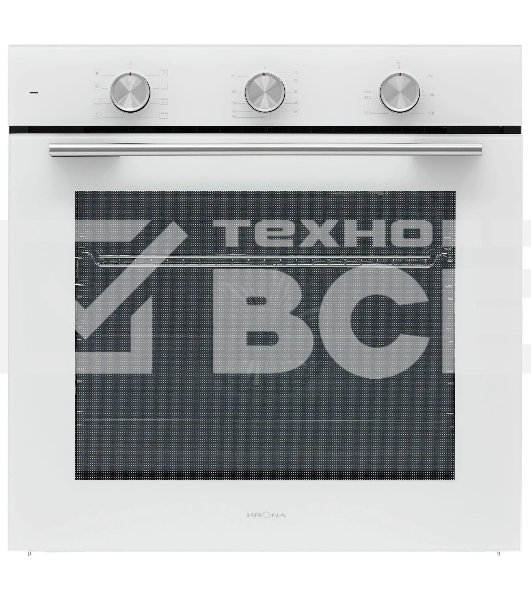 Духовой шкаф Электрический Krona BIRNE 60 WH белый