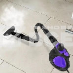 Пароочиститель ручной Kitfort КТ-9195 1050Вт черный/фиолетовый, фото5