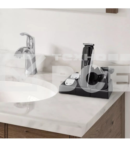 Триммер Kitfort КТ-3109 черный/серебристый 3Вт (насадок в компл:10шт)