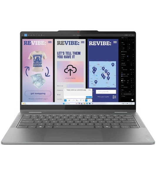 Ноутбук Lenovo Yoga 7 2-in-1 14ILL10 серый Intel Core Ultra 7 256V 2200MHz/14'/1920x1200 OLED/16Gb/1024Gb SSD/Intel Arc Graphics/Wi-Fi/Bluetooth/Windows 11 Pro